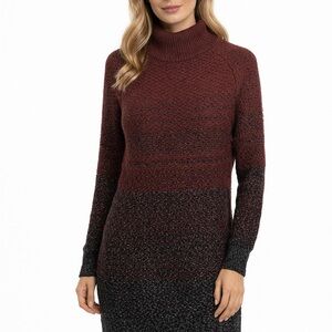 Roots Ombre Knit Sweater Dress – Turtleneck | NWT xs